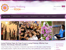 Tablet Screenshot of luangprabangyoga.org
